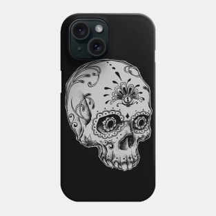 Skull Beanie - No beanie Phone Case