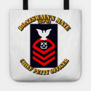 Navy - CPO - Blue - Red with Txt Tote