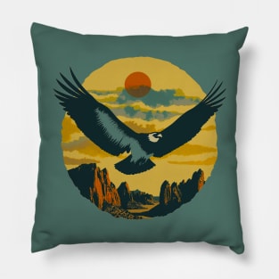 andean condor Pillow