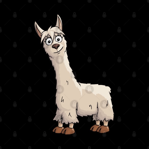 Fancy Cute Llama by SkizzenMonster