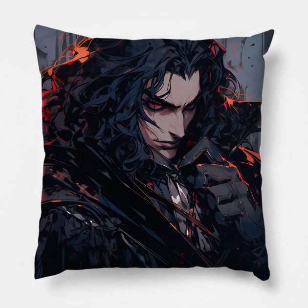 Hunters of the Dark: Explore the Supernatural World with Vampire Hunter D. Illustrations: Bloodlust Pillow by insaneLEDP