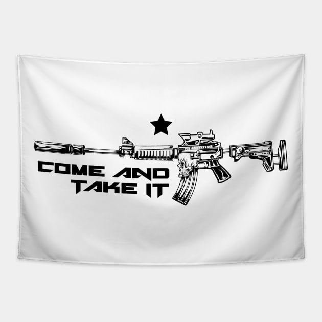 Come and Take It Tapestry by LiberTeeShirts