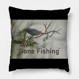 Gone Fishing Pillow