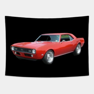 Fire Red '68 Camaro Tapestry