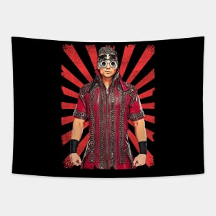 The Miz Wrestling Vintage Fan Art Tapestry