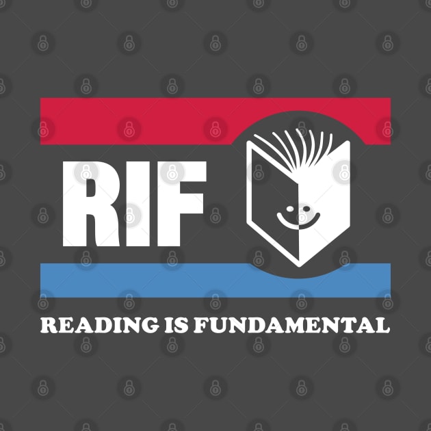RIF - Reading is Fundamental 70s Design by Chewbaccadoll