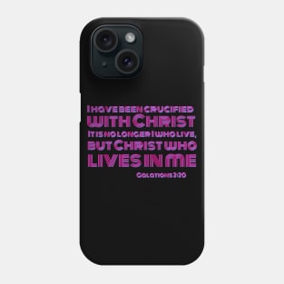 Crucified with Christ Phone Case