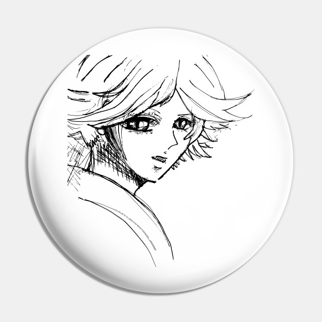 Snake Boy Anime Anime Face Pin Teepublic De