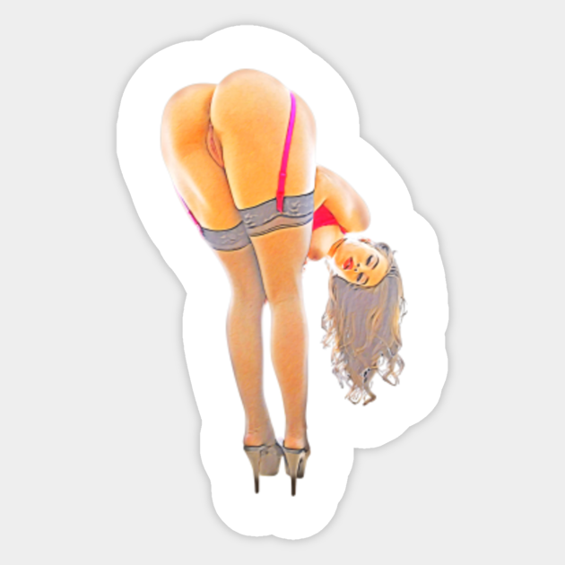 Lana Rhoades Filtered Portrait Lana Rhoades Sticker Teepublic
