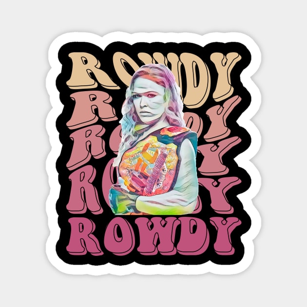 Rowdy Ronda Rousey Magnet by FightIsRight