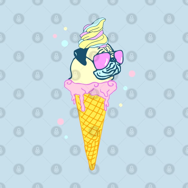ice cream pug by FandomizedRose