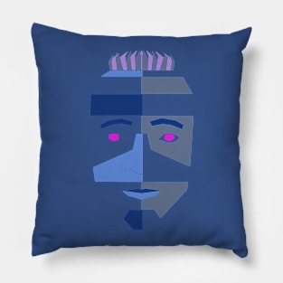 Fractured portrait - Mason Pillow