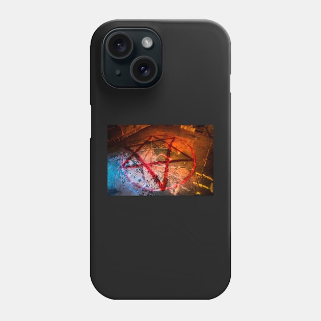 Sacrificial Pentagram, Star Polygon Phone Case by tommysphotos