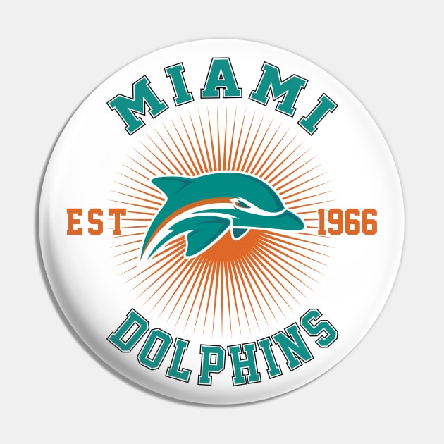 Dolphins - MM Vintage Pin by Cemploex_Art