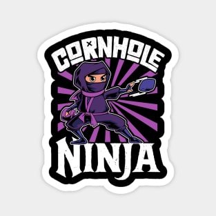 Cornhole Ninja Magnet