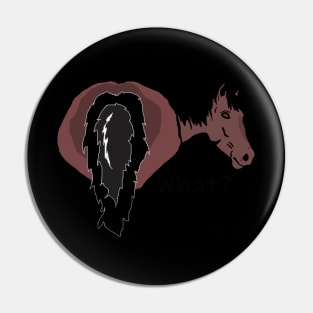 Horse from behind Pin