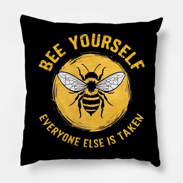 Bee Yourself Pillow by NomiCrafts