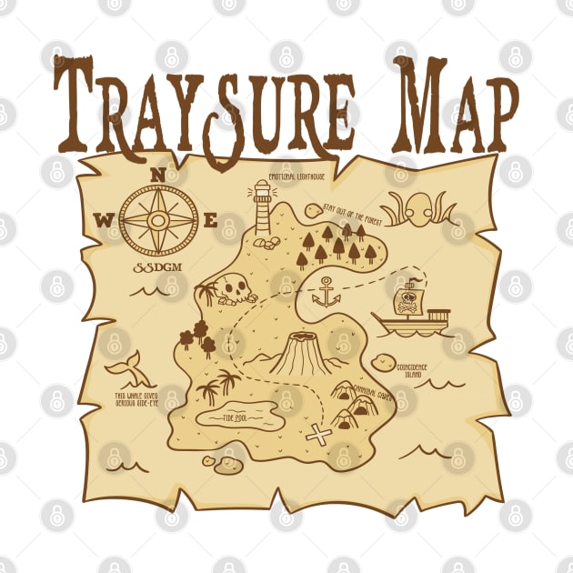 Traysure Map by frickinferal