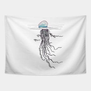 Portuguese Man O War Tapestry