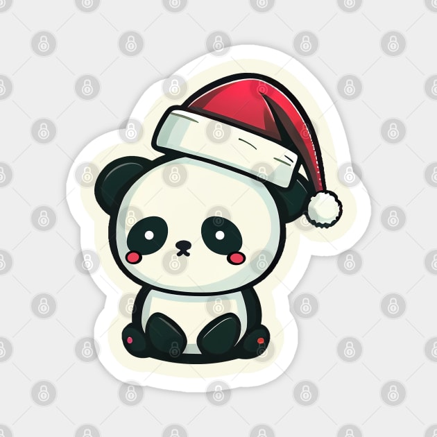 Christmas Panda Pal Magnet by neomon