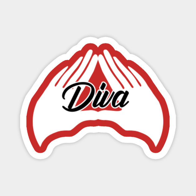 Diva 2 0 Delta Sigma Theta Magnet Teepublic