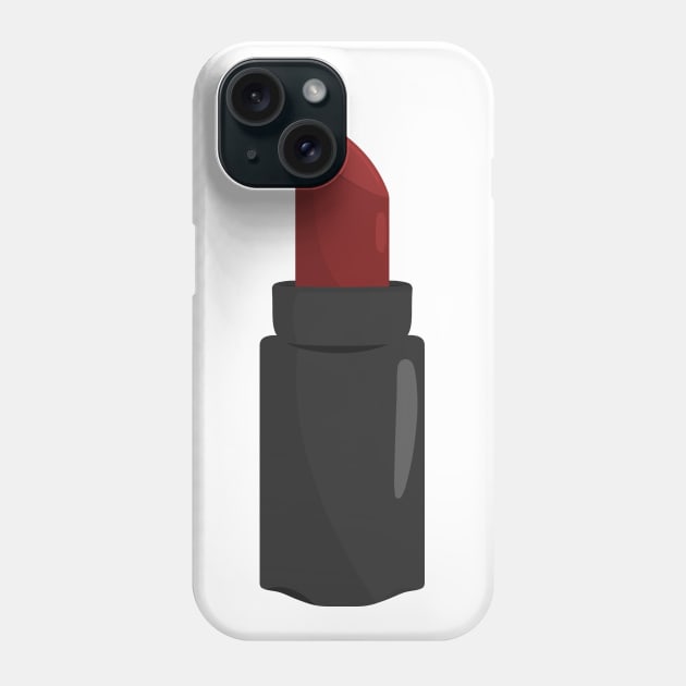Red Lipstick Phone Case by PandLCreations