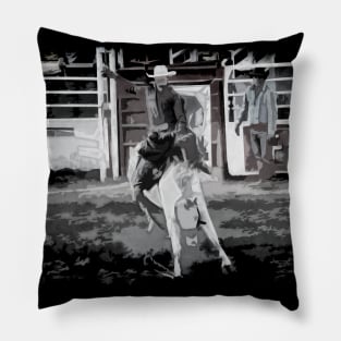 Rodeo Star - Bucking Bronco Rider Pillow