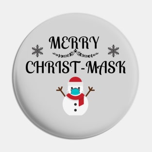 Merry Christmask Quarantine Pin