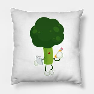 Broccoli (Shovelware's Brain Game) Pillow