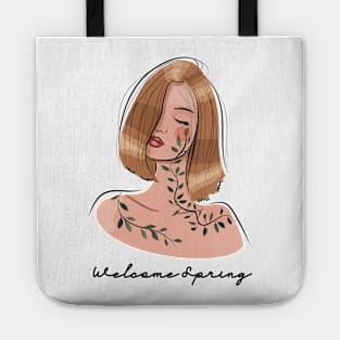 Welcome Spring Tote