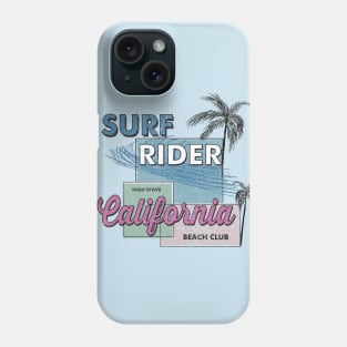 Vintage California Beach surf rider Phone Case