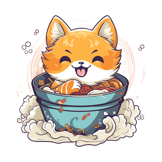 Fox in Ramen by alexrobleto