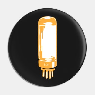 EL34 Vacuum tube icon Pin