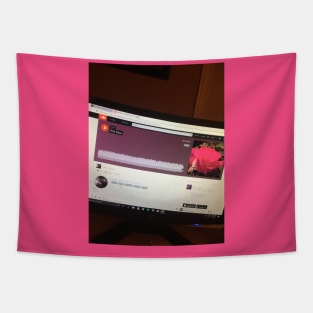 Pink Rose SoundCloud Shirt Tapestry