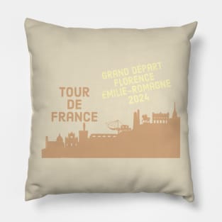 Tour de France Grand Depart Florence Emilie-Romagne 2024 Pillow