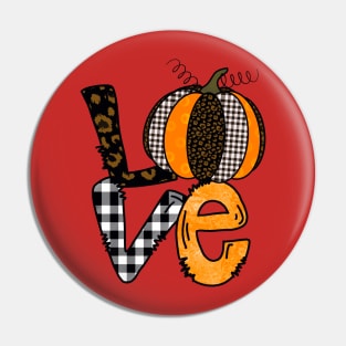 Love Fall Design Pin