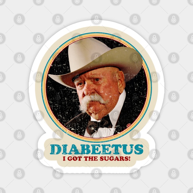 Diabeetus I Got The Sugars! Retro Style Magnet by ICO DECE