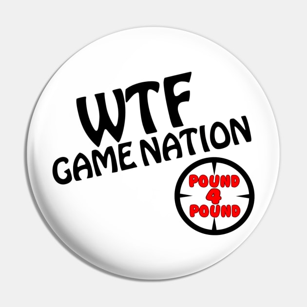 free hand logo pound4pound Pin by WTFGameNation