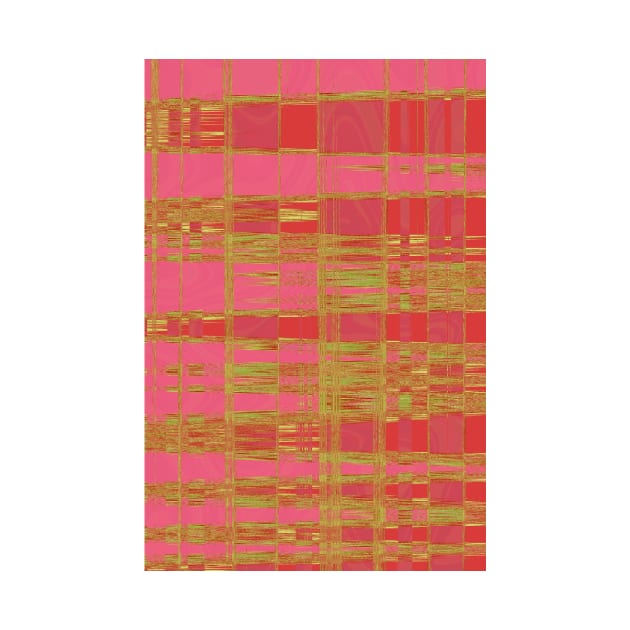 Watermelon Peach Plaid by colors