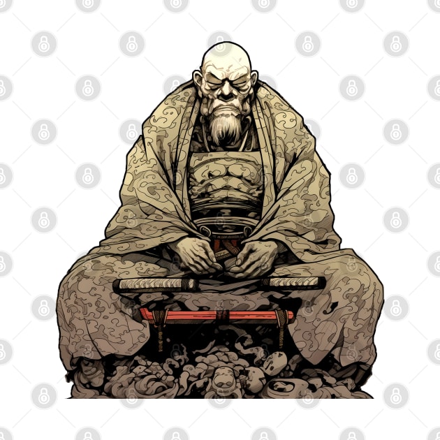 47 Ronin Day 4: Ako Gishi Sai, December 14 (47 Ronin) on a light (Knocked Out) background by Puff Sumo