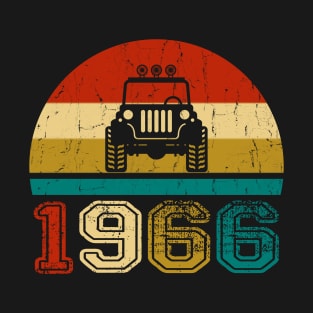 Vintage Jeep 1966 Birthday Jeep Gift T-Shirt