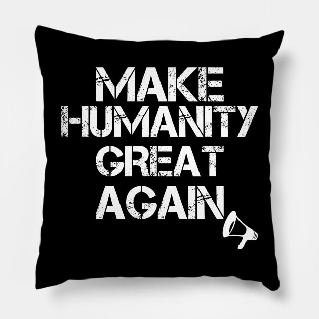 humanity Pillow by SpassmitShirts