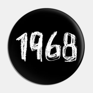 1968 Birthday, Year 1968, Born in 1968 Pin