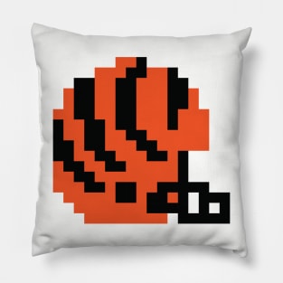 8 Bit Cincinnati Bengals Helmet Pillow