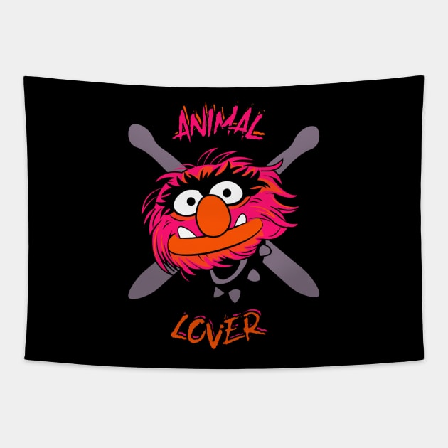 ANIMAL LOVER BLACK EDITION 4 COLOURS Tapestry by SIMPLICITEE