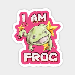 I am frog (Budgett's frog vers.) Magnet