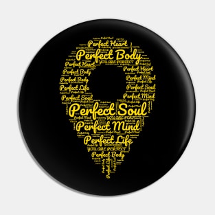 You Are Perfect Pin