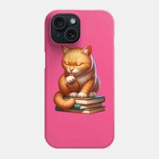 A Library Cat! Phone Case