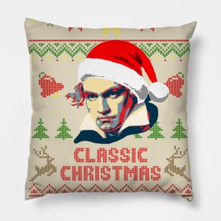 Beethoven Classic Christmas Pillow