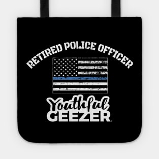 Retired Police Officer Youthful Geezer Tote